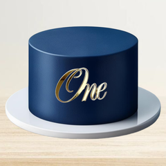 Топпер фронтальный One золотой акрил