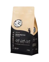 ENSO CF Monoprotein сухой корм для взрослых кошек с чувств. пищеварением индейка/шпинат 1,5 кг