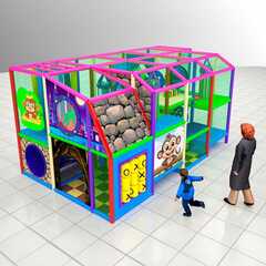 Детский игровой лабиринт «Приключения обезьянки»