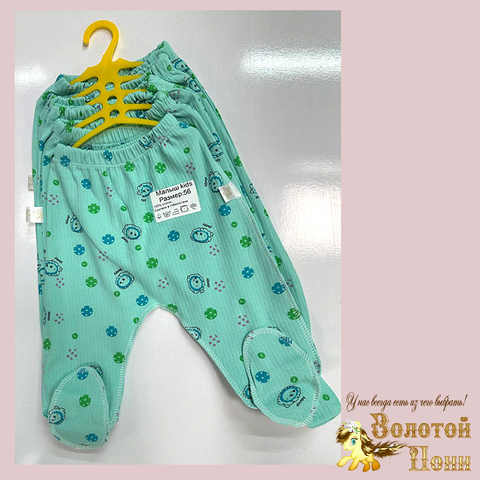 Ползунки хлопок/рубчик (56-80) 251204-W2208