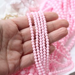 Майорка зефирно-розовая 4 мм, 1 нить, МА208