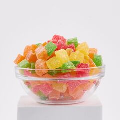 Цукаты папайя (кубики цветные), 100 г