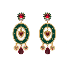 Серьги Цыганский авантюрин