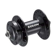 Втулка передняя Solon DH802F 36H disc M9*100mm эксцент.,черная