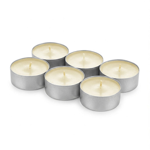 Набор ароматических свечей Selja, 6 свечей, парафин/ароматизатор ваниль