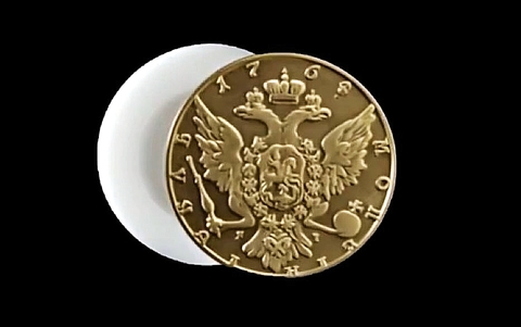 Силиконовый молд Монета Рубль 1764 г