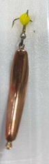 Блесна зимняя штурм с чертиком Сабля малая цв: Медь (бл.1шт)