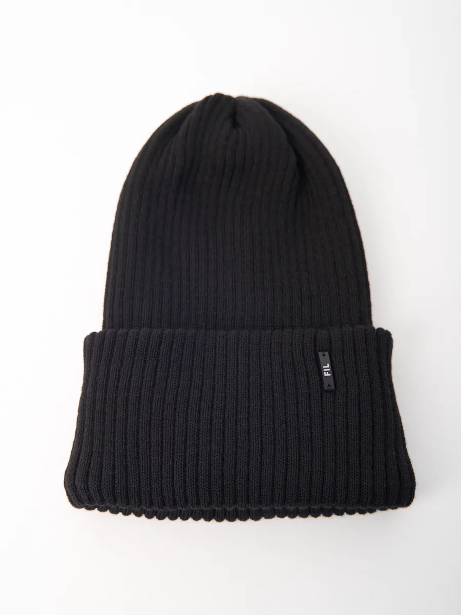 Шапка осенняя бини вязаная зима