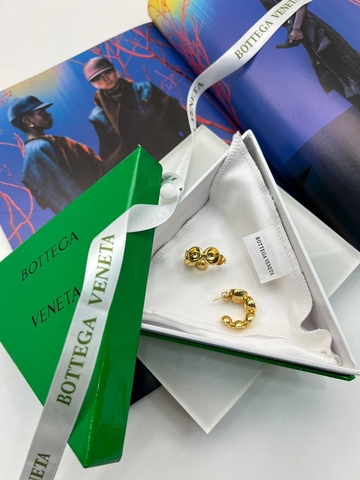Серьги полукольца Bottega