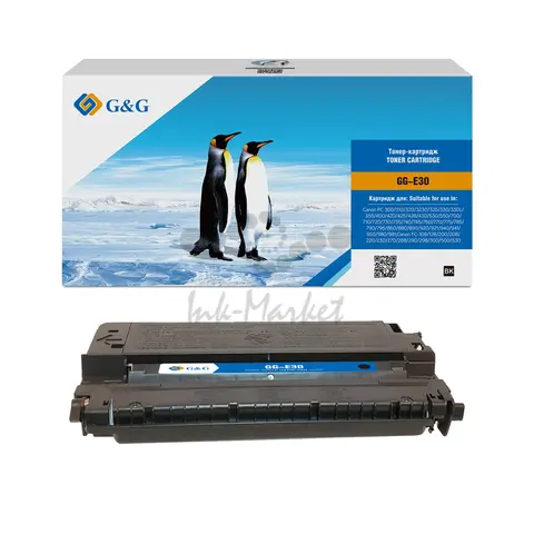 Картридж лазерный G&G GG-E30 черный (4000стр.) для Canon PC 300, 400, 700, 860, 920, 981;FC-108, 128, 200, 208, 500, 530