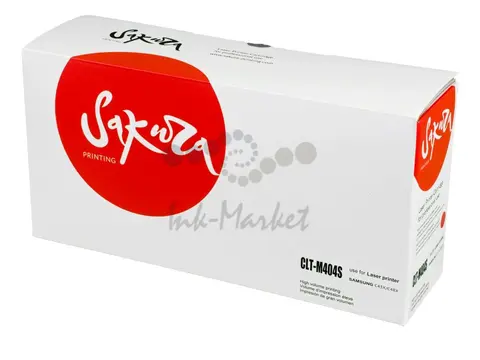 Картридж Sakura CLTM404S для Samsung SL-C430/SL-C480, пурпурный, 1500 к.