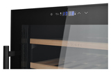 Винный шкаф Zugel ZCWF521DB черный