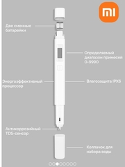 Тестер качества воды Xiaomi Mi TDS Pen