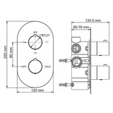 Berkel 4844 Thermo Термостатический смеситель для ванны и душа