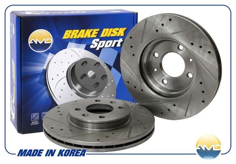 ДИСК ТОРМОЗНОЙ ПЕРЕДНИЙ SOLARIS RB, HC, RIO QB, FB AMD.SPORT КОМП 2ШТ