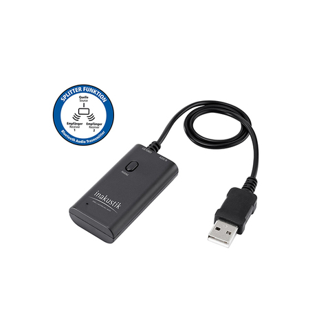 Inakustik Premium Bluetooth Transmitter & Splitter, 00415009