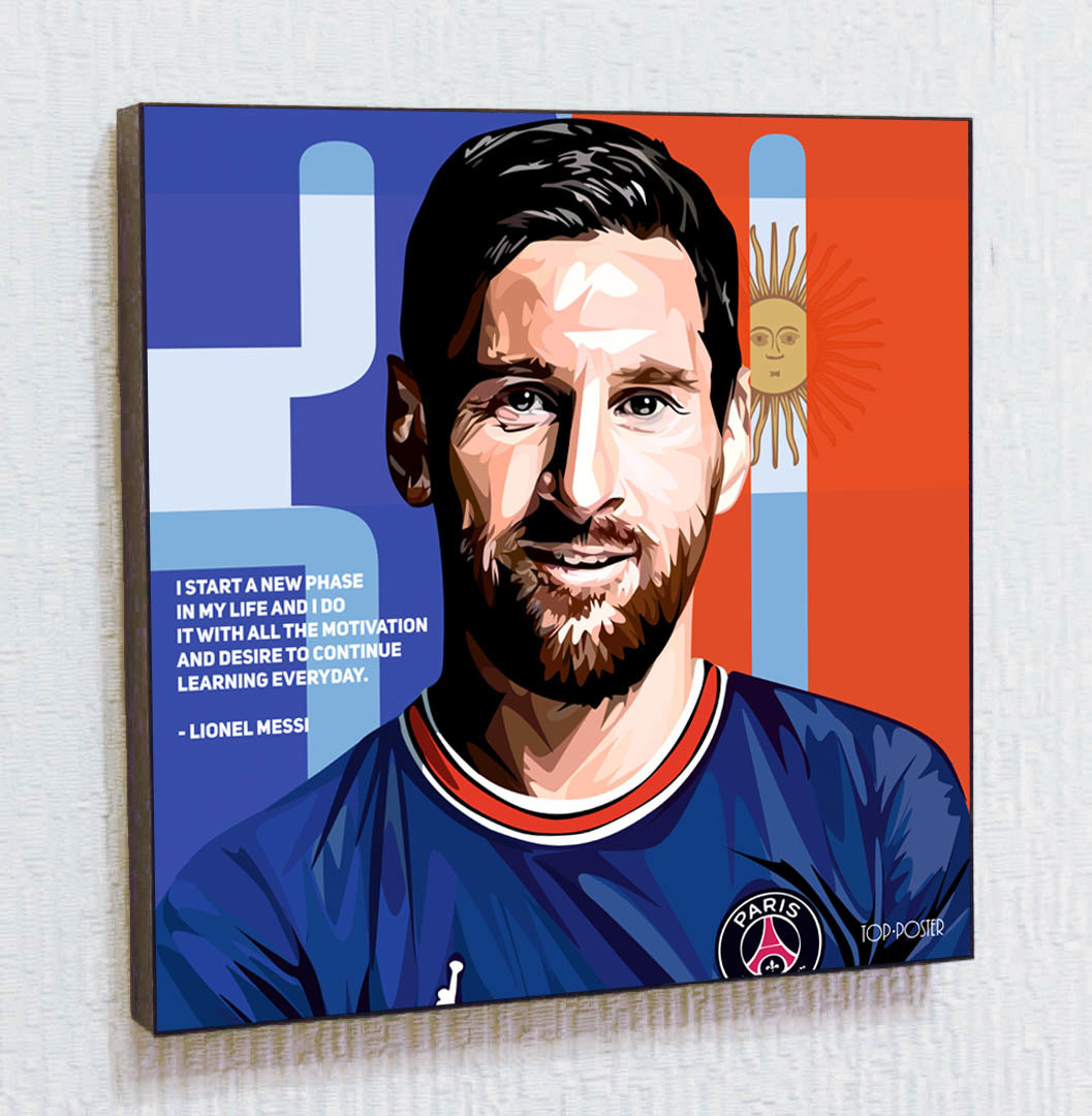 Портреты Messi карандашом