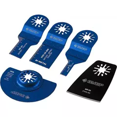 ЗУБР НР-5 UniLock, OIS-хвост., 5 предм., набор насадок для реноватора,Профессионал(15573)