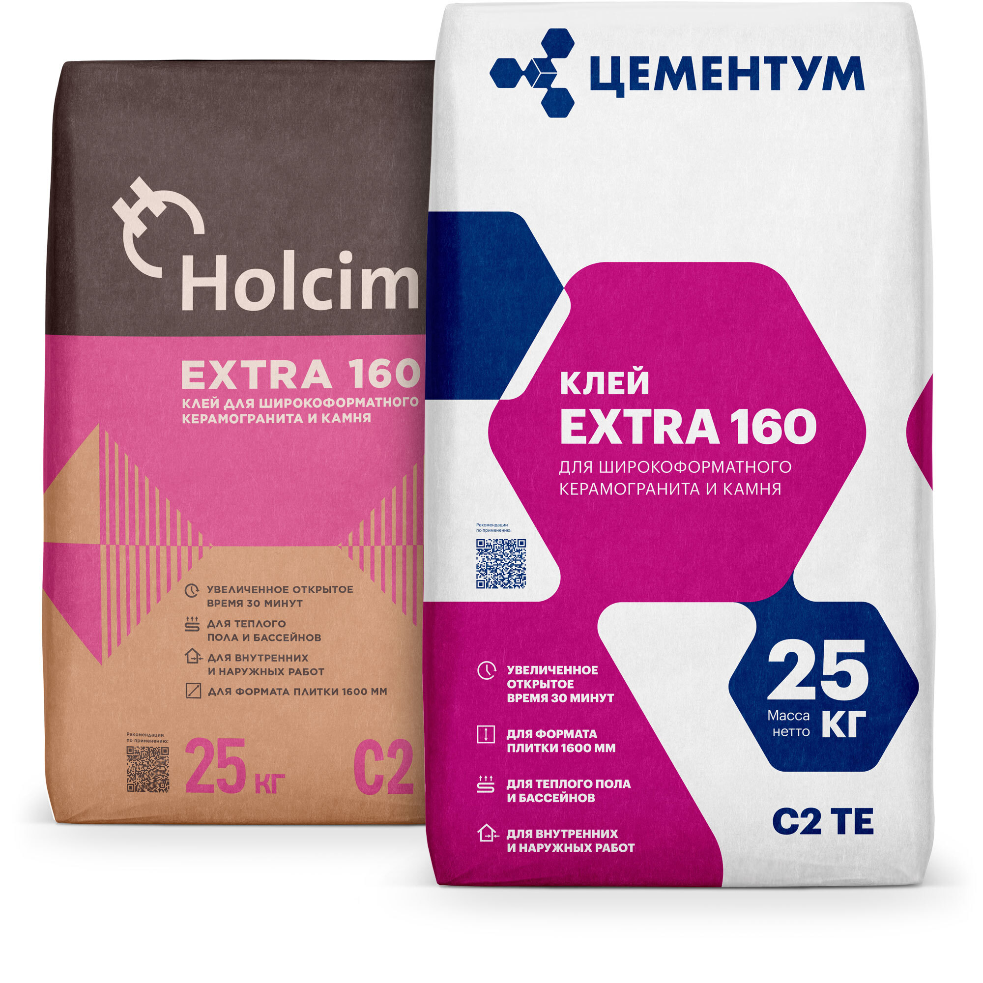 Клей ЦЕМЕНТУМ (Holcim) для широкоформатного керамогранита и камня EXTRA 160  С2 ТЕ 25кг - купить по выгодной цене | Стройматериалы г. Нижний Новгород,  г. Бор, цемент, кирпич, блоки, пиломатериал