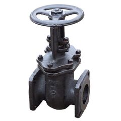 Задвижка чугунная фланцевая ЛМЗ Семенов 30ч6бр DN 150 PN 16 (10), параллельная