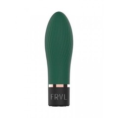 Мини вибратор Dalim, цвет хвойный зеленый (SOLAR)