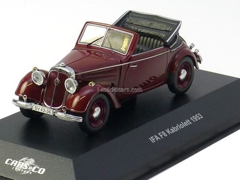 IFA F8 convertible (1953) darkred CCC068 IST Models 1:43
