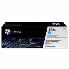 Картридж HP CE411A (HP 305A) для принтеров HP LaserJet Pro color M351a, M375nw, M451dn, M451dw, M451nw, MFP M475dn, M475dw (голубой, 2600 стр.)