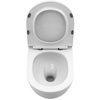 BelBagno BB5177CH-TOR/SC UNO-TOR Унитаз подвесной, безободковый, с системой смыва "Торнадо", с сиденьем soft close, BB5177CH-TOR/SC