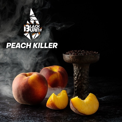 Табак Burn Black Peach Killer (Персик) 200 г