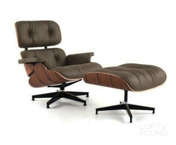 Кресло и оттоманка Eames Lounge Chair