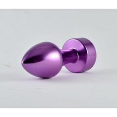 Анальная пробка с кристаллом (8×3 см)