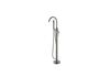 Aquatek AQ1345BGM AQ1345BGM ЕВРОПА смеситель для ванны напольный, шлиф. черный хром