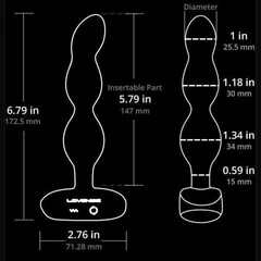 Вибрационные и вращающиеся анальные шарики с управлением на расстоянии Ridge Lovense