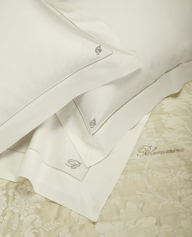 Постельное белье 2 спальное евро Blumarine Blunotte Bianco 1637