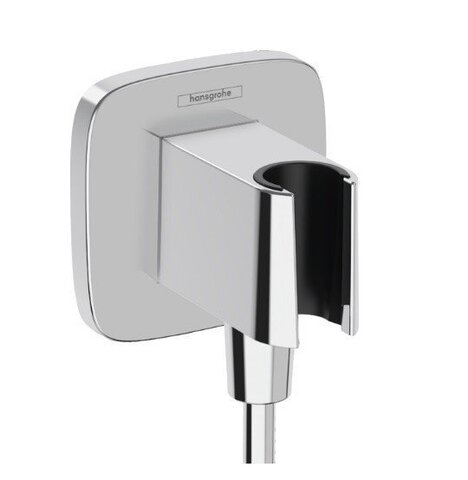Hansgrohe FixFit Q 26887000 Шланговое подключение с держателем ручного душа (хром)