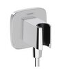 Hansgrohe FixFit Q 26887000 Шланговое подключение с держателем ручного душа (хром)