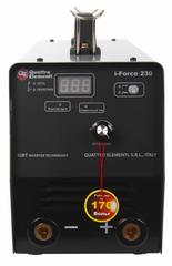 Купить в интернет-магазине | Аппарат электродной сварки, инвертор QUATTRO ELEMENTI i-FORCE 230 (230A, ПВ 60%, до 5 мм, Дисплей, TIG-Lift, работа от 170В) ПРОФИ