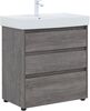 Aquanet 302473 Тумба Nova Lite 75 3 ящ. цв. дуб рошелье (302473)