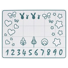 Коврик для выпечки IKEA BAKTRADITION (БАКТРАДИТИОН), Белый с рисунком, 61x46 см