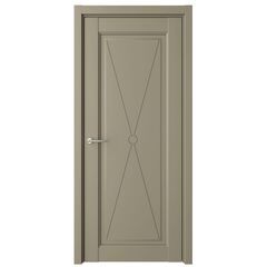 Купить Межкомнатная дверь экошпон винил Эрмитаж 5 серый глухая