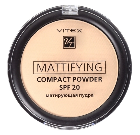 Mattifying Пудра матирующая компактная для лица SPF20 тон 03 Витекс