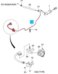 ТРУБКА СЦЕПЛЕНИЯ СО ШЛАНГОМ LACETTI, GENTRA GM