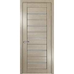 Купить Межкомнатная дверь экошпон ЛУ-22 дуб неаполь остеклённая