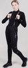 Детский утеплённый лыжный костюм Nordski Jr. Drive black-mint
