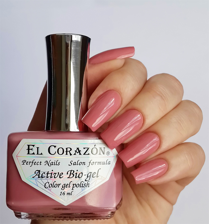 El Corazon 423/ 276 active Bio-gel  Cream серо-розовый