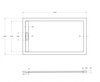 Cezares TRAY-AS-AH TRAY-AS-AH-140/80-30-W Поддон из искусственного мрамора