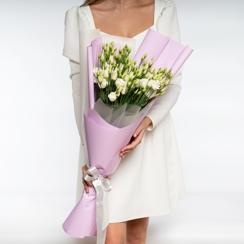 Букет 9 эустом