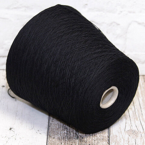 Меринос-шнурок BIELLA YARN STRING 380 черный