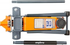 Ombra OHT233S Домкрат подкатной 3 т. гаражный двухпоршневой, с уменьшенной высотой подхвата, 75-505 мм 59074