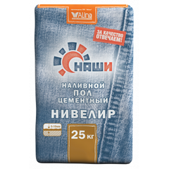 ПОЛ НАЛИВНОЙ НАШИ НИВЕЛИР НА ЦЕМЕНТНОЙ ОСНОВЕ 25КГ